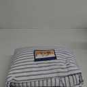Extra Deep Cal King Sheet Set - 6 Piece Breathable & Cooling Sheets - Hotel Luxury Bedding Set w/18-24 Inch Extra Deep Pockets - Easy Fit, Soft, Wrinkle Free and Comfy - Blue Stripes, Cal King Size