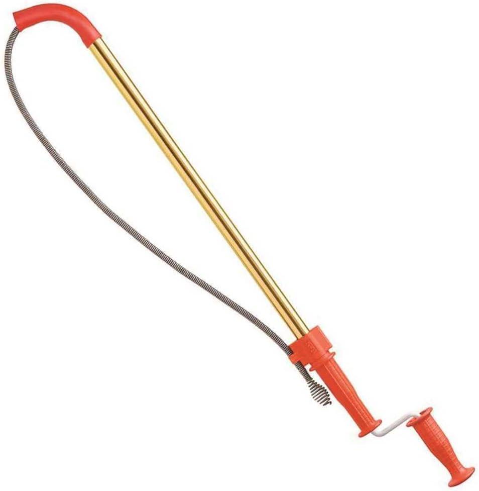 RIDGID 59802 K-6DH Hybrid Toilet Snake Auger with 6' Heavy-Duty Drop Head Tri-Wrap Cable, Manual or Cordless Drill Operated Plumbing Toilet Drain Snake Auger