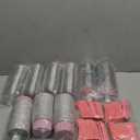 Hushee 600 Pcs Aluminum Foil Baking Cups with Lids and Spoons 5oz Disposable Ramekins Dessert Muffin Creme Brulee Cupcake Liners Containers for Wedding Birthday Christmas Party(Round,Pink)