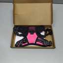 PHOEPET No Pull Dog Harnesses for Small Dogs Reflective Adjustable Front Clip Vest with Handle 2 Metal Rings 3 Buckles [Easy to Put on & Take Off](S, Pink)