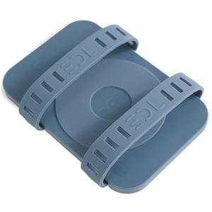 Magnetic Storage Binding Board for Portable USB DAC Amps, Silicone Straps with Adjustable Tightness, Suitable for Power Banks, Portable Hard Drives & More (Navy Blue)