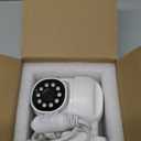 8MP 4K Pan/Tilt PoE Security Camera, Auto Tracking,Human Detection,Light Alarm,Color Night Vision,Person/Vehicle Detect,Spotlight Siren(Only Work with NVR System by PoE)