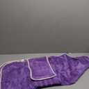 Dog Bathrobe Towel Dog Drying Coat - Super Absorbent Towels Bath Robe for Dogs Large, Soft Adjustable Collar & Belly Strap Fast Drying Coat Pet Cat Bath Robe (Violet, XL)