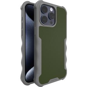 Smartish iPhone 15 Pro Max Protective Magnetic Case - Gripzilla Compatible with MagSafe [Rugged Heavy Duty Grip Armor Cover] w/Drop Tested Protection for Apple iPhone 15 Pro Max - Lost in The Moss