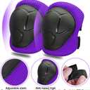 Knee Pads for Kids， Knee Pads and Elbow Pads Set Toddler 3-10 Years Protective Gear Set for Girls Boys with Wrist Guards for Skating Cycling Bike Rollerblading Scooter