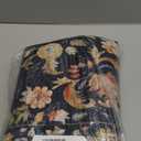 MUJOO 3x5 Rug Washable,Black Floral Area Rugs for Bedroom Bedside Entryway Living Room Kitchen,Floral Boho Small Indoor Floor Rug Non Slip Throw Carpet Low Pile Vintage