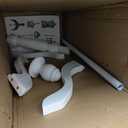 Adjustable Female Pinnable Mannequin Torso with Tripod Base for Display (White)