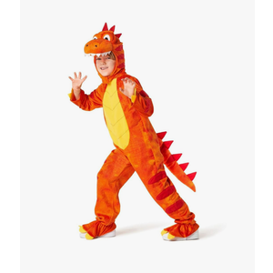 Morph - Orange Dinosaur Costume Kids, Toddler Dinosaur Costume, Kids Dinosaurs Halloween costumes, Size S