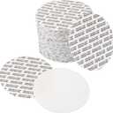 PATIKIL 67mm/2.6" Foam Lid Liner, 200 Pack Adhesive PS Foam Lid Liner Pressure Sensitive Seal Cap Liners Resistant Tamper for Plastic Glass Jar Bottle Cap Seals
