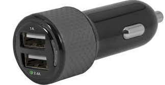 ZGEAR Adaptive Fast Car Charger With USB-A USB C Ports