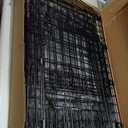 MidWest Homes for Pets Double Door 24-inch Dog Crate Kit, Bundle Includes a Two-Door Cage, Matching Gray Bed and Crate Cover, For Small Breeds