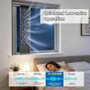 27.6-29.5in Adjustable Speed Quiet Vertical Window Fan for Sliding Windows