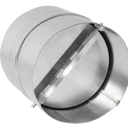 HVAC OV Efficient 4'' Inch Backflow Damper - Vent Deflector - One Way Airflow Ducting Draft Blocker - Backflow Preventer - with Spring - Loaded Folding Blades