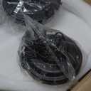 Milk Glass Pendant Light, 14" Mid Century Modern Schoolhouse Hanging Ceiling Light Fixture, Vintage Chandelier for Bedroom, Dining Room,Hallway,Kitchen Island, 4*G9 Dimmable Bulbs Included, White