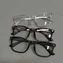 Gaoye Stylish Blue Light Glasses for Woman - Computer Glasses 99% Blue Light Blocking - Lightweight TR90 Frames - 3 pack