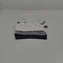 Hanes Womens Cropped Bralette, Breathable Pullover Bra, Crop Top, Solid Or Assorted, 3-pack Bra, Sky Grey Heather/Concrete Heather/White, Medium US