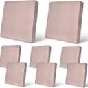 pickyNproud 8Pcs Patio Cushion Covers Stretch Outdoor Couch Cushions Slipcovers Replacement Washable Furniture Protector with Elastic Bottom Sofa Chair Seat Cover, Warm Taupe Khaki