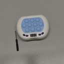 Pop Game Light Up Fidget Toy for Kids, 6 Modes LED Screen Quick Push Controller Electric Fidget Popper Game Quick Push Bubble Sensory Games Birthday Toys for Kids Lightblue