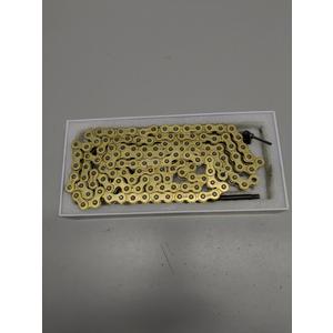 420H Motorcycle Chain 132 Links Non O-Ring with Connecting Master Link and Chain Breaker Heavy Duty Drive Chain for Motorcycle Bicycle Go Kart Mini Trail Bike