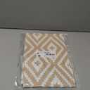 Smiry Rectangle Table Cloth Cover, Waterproof Elastic Fitted Picnic Tablecloth for 4 Foot Tables, Wipeable Flannel Backed Vinyl Tablecloths for Camping, Dining, Outdoor (Khaki 30" x 48")