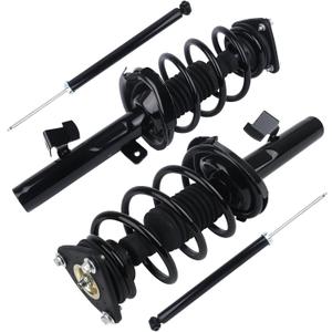 PAROD 4Pcs Front & Rear Shock Absorbers Struts Fit for 2004-2009 Mazda 3 (Exc. MazdaSpeed), 2006-2010 Mazda 5, w/Coil Spring Assembly, Replace #172264 172263 343412