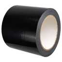 Black Seal Tape, 4" x 100' Vapor Barrier Tape Polyethylene Sealing Moisture Barrier Seam, Black Vinyl Tape for Crawlspaces, Repair, Underlayment Seams, Metal Building Seams