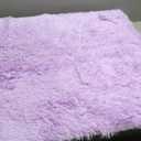 Softlife Light Purple Area Rug for Bedroom, Fluffy Shag Plush Rugs for Living Room Girls, Shaggy Throw Soft Fuzzy Small Kids Carpet for Dorm Bedside Ultra Cozy Non-Slip Indoor Decor, 4x5.3 Feet