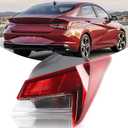Halogens Tail Light Without LED Assembly Compatible With 2021-2023 Hyundai Elantra SEL/SE/SEL Hybrid Tail Lamp Right Passenger Side Replacement HY2805170 92402-AA020 11924300