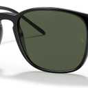 Ray-Ban Rb4387 Evolve Photochromic Square Sunglasses (Black/Dark Green)
