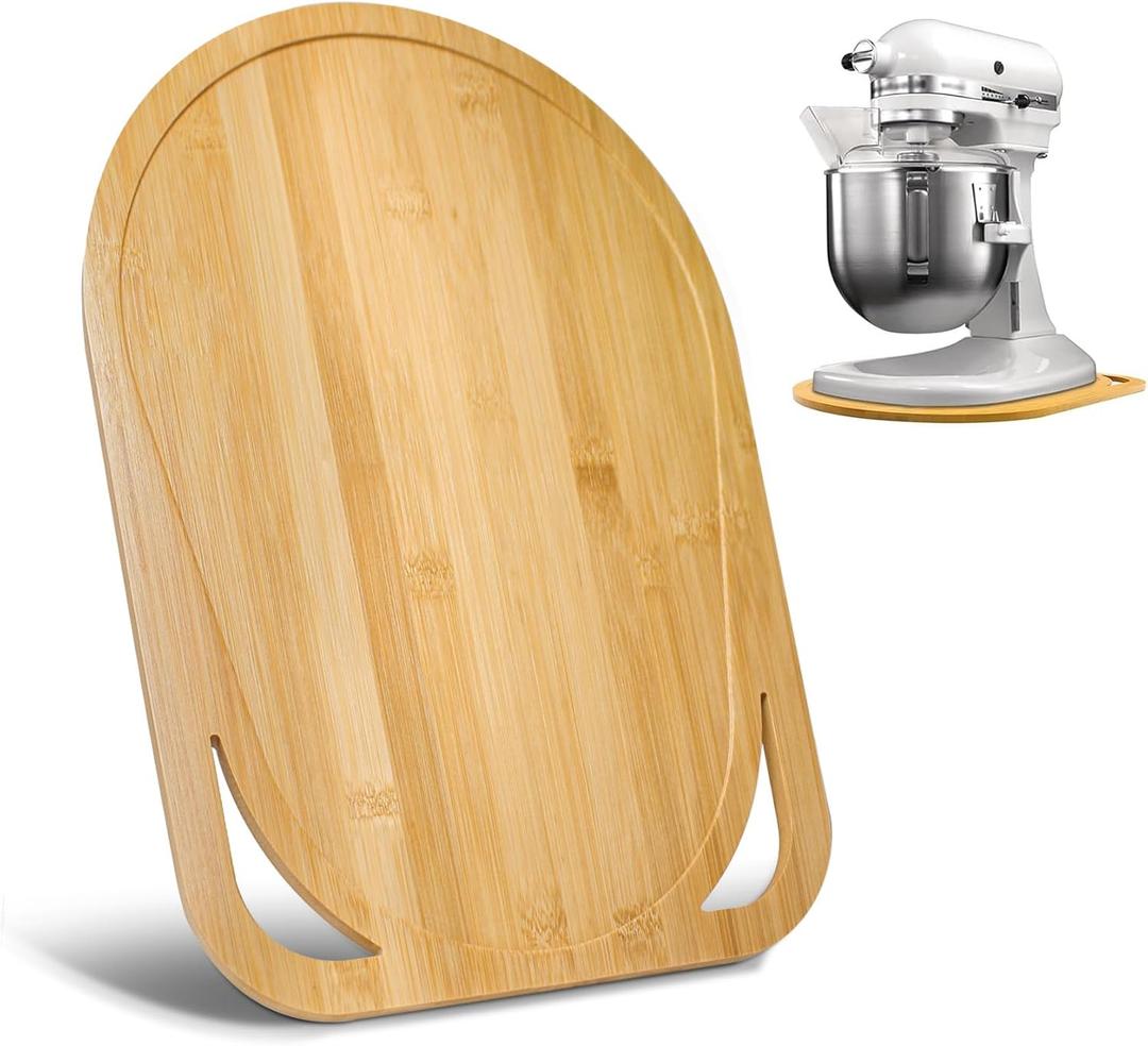 Bamboo Mixer Slider Compatible with Kitchen aid Bowl Lift Stand Mixer (5-8 Qt Stand Mixer)