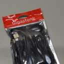 Gigastone 5-Pack Charging Cable for Apple Lightning Devices, 3ft Fast Charge 12W, Compatible with iPhone, iPad, Charging only, Data Sync not Supported, Black