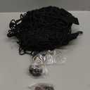 Muslogy Truck Bed Cargo Net Compatible with 2015+ Ford F150 & 2017+ F250/F350/F450 Accessories Storage Organizer Envelope Net with Mounting Snap-in Anchors Patent Pending (Not for Spray-in Liner Beds)