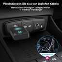 Wireless Carplay Adapter, Convert Wired to Wireless CarPlay, Compatible with CarPlay, Plug and Play, Type-C/USB, Suitable for 800+ Vehicles (Blue)