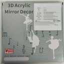 Removable Acrylic Mirror Setting Wall Sticker Decal DIY Modern Decoration for Home Living Room Bedroom Decor (15 pcs 20cmx20cm).