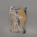 Coutgo Womens Bow Tie Slingback Pumps Pointed Toe Kitten Low Heel Patchwork Dress Heeled Sandals (9, Cool White)