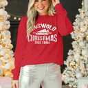Oversized Christmas Sweatshirt for Women Funny Christmas Holiday Sweatshirt Xmas Casual Pullover Vacation Top (Small, B_red)