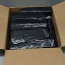 Delxo 30-33 Gallon Trash Bags, 250 Count  Medium Duty Garbage Bags, Thick, Durable & Puncture-Resistant Plastic Bolsas para basura, Perforated Design Made in USA for Kitchen, Yard, Office (Black)