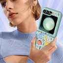 for Samsung Galaxy Z Flip 5 Case - Women Girls Boys Cute Phone Cover Girly Kawaii Aesthetic Unique Design Cartoon Dinosaurs Heavy Duty Shockproof Protective for Samsung Z Flip 5 Case 6.7 Inch