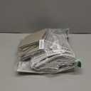 Over The Door Organizer, 5-Tier Extra Large Behind Door Storage with 10 Big Front & 10 Mesh Pockets, 80lb Capacity, Hanging Storage Organizer with Clear Window Kids Toys, Shoes, Diapers, Light Grey (6.9"D x 20"W x 56.9"H)