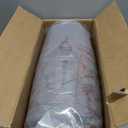 LE SURE Shown on TV Donut Medium Dog Bed - Round Catc Sofa Indoor Anti-Anxiety Calming Bed Gift for Pets, Washable Cute Modern Beds with Jacquard Shaggy Plush & Anti Slip Bottom, 30 Inch, Brwon (Brown Checks)