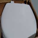 Mayfair Caswell Modern Slow Close Toilet Seat, Durable Plastic, Elongated, White