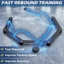 WIPHANY Hockey Stick Handling Training Aid Adjustable Hockey Stickhandling Trainer Suitable for On or Off Ice Portable Hockey Training Aid for Improving Puck Control Dangler