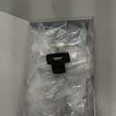 Amerdeco 10 Pack Oil Rubbed Bronze Cabinet Knobs 1.4 Inch(35mm) Single Hole Cabinet Handles Dresser Knobs Drawer Knobs and Pulls for Bathroom Cabinets