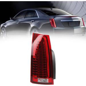 Dasbecan Tail Light Assembly Compatible with 2008-2014 Cadillac CTS LED Rear Lamp Taillight Left Driver Side Replace# GM2800225 22806053