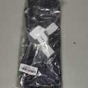 24 Inch Silicone Faucet Mat for Kitchen Sink Splash Guard - 7 Slope Water Draining Mat With Fasten Button for Bathroom Area (Black, 24''x5.5'')