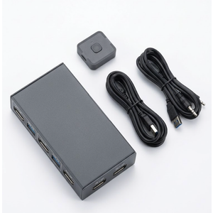 USB KVM SWITCH 2 IN 1 OUT