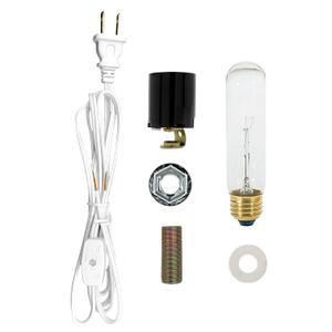 Creative Hobbies® ML1-B6 Large Christmas Tree Wiring Kit, 40 watt Bulb, Standard (Edison) Base, Great for Lighting Large Size Objects