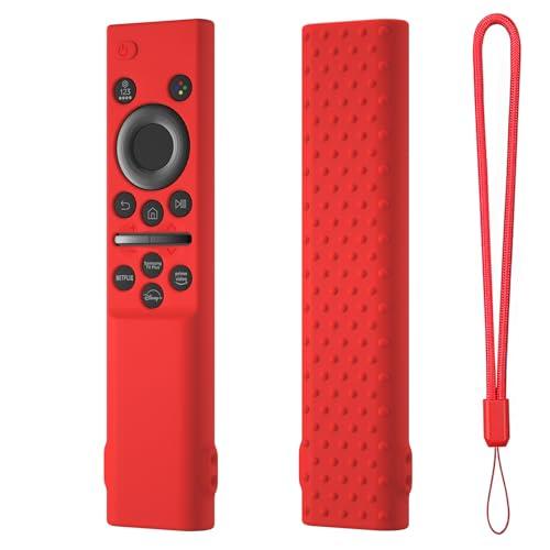 Hi Color Remote Cover for Samsung BN59-01388 BN59-01393 Silicone Remote Case Protective Sleeve (red)