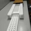 Brakki 2-Tier Desk Shelf, Desk Hutch Bookshelf with Pegboard and Hook Dorm, 30"x7.87"x34.25"