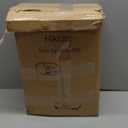 Table Lamp for Living Room Bedroom, 23.5" Table Lamps Set of 2 with USB C+A Ports, Bedside Lamps for Nightstand with Linen Lamp Shades, 2 Dimmable LED Bulbs Included, Black